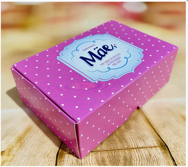 Caixa Practice Divertida Doce de Mãe 4 Doces - Kit 10 unidades